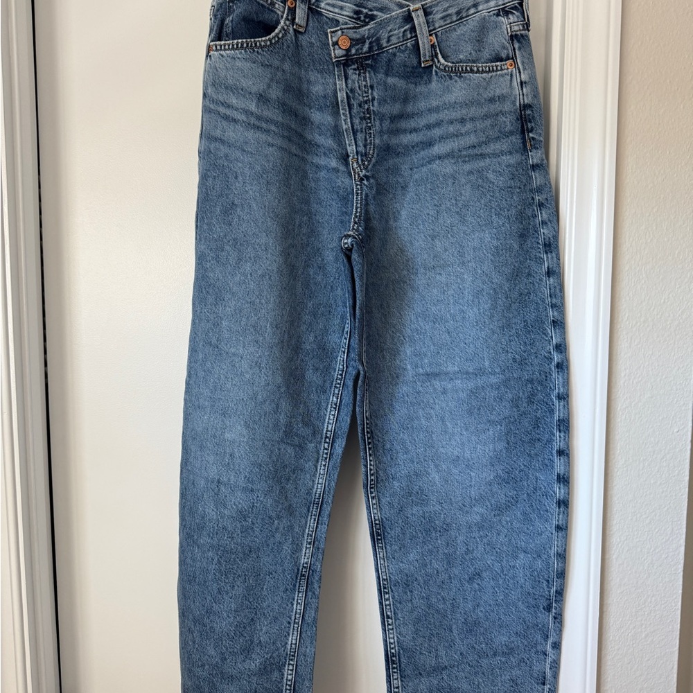 GAP women’s barrel leg jeans 29 (8r)